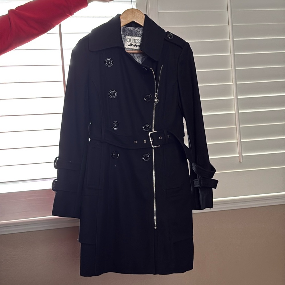 Guess Wool Blend Coat
